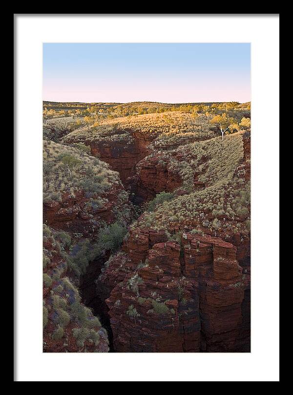 Oxer Lookout Framed Print featuring the photograph Oxer Lookout by Rick Drent