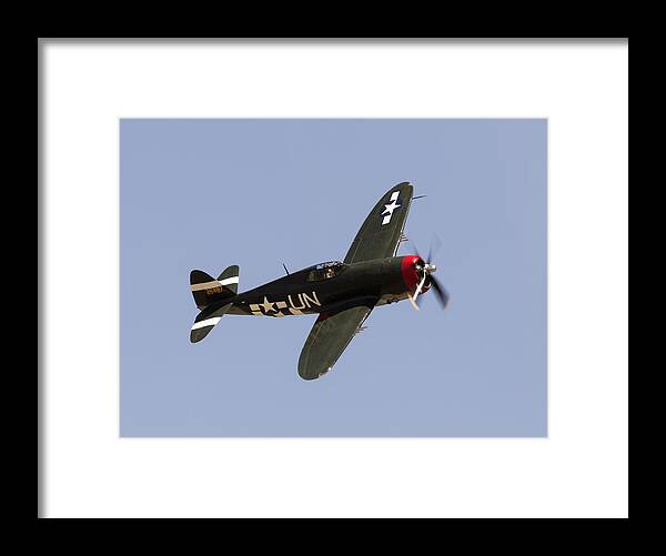 P-47 Framed Print featuring the photograph P-47 Thunderbolt by John Daly