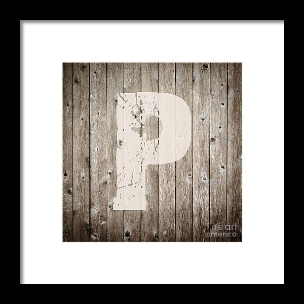 White Framed Print featuring the photograph P by Andrea Anderegg