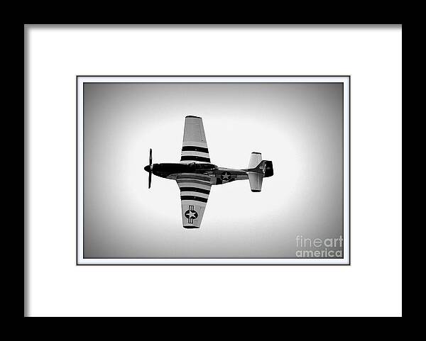P-51 Framed Print featuring the photograph P51 King of the Skies by Kevin Fortier