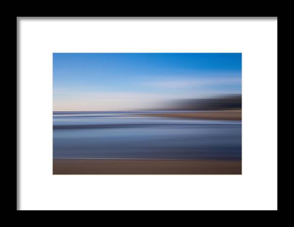 Abstract Framed Print featuring the photograph Pacific Coast Abstract by Adam Mateo Fierro