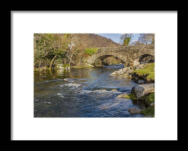 Packhorse Framed Print featuring the photograph Packhorse Bridge Lake District by Trevor Kersley