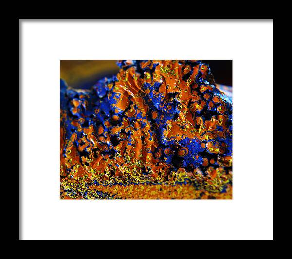 Paint Framed Print featuring the photograph Paint Booth Geology 13 by Scott Hovind