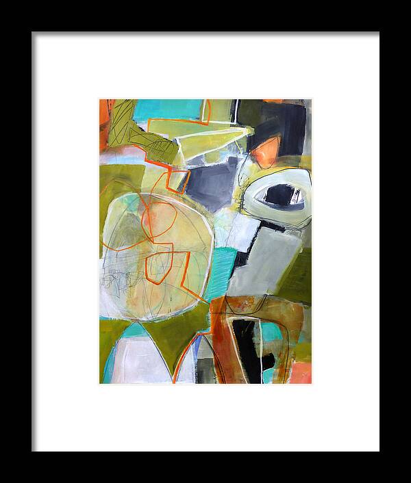 Keywords: Abstract Framed Print featuring the painting Paint Solo 9 by Jane Davies