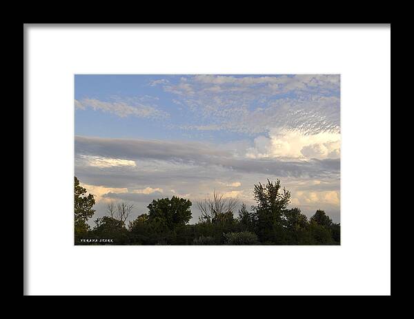 Landscape Framed Print featuring the photograph Painted Landscape by Verana Stark