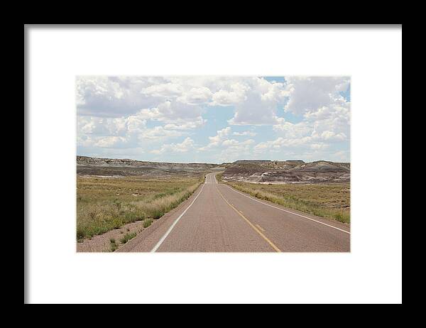 David S Reynolds Framed Print featuring the photograph Painted Road by David S Reynolds