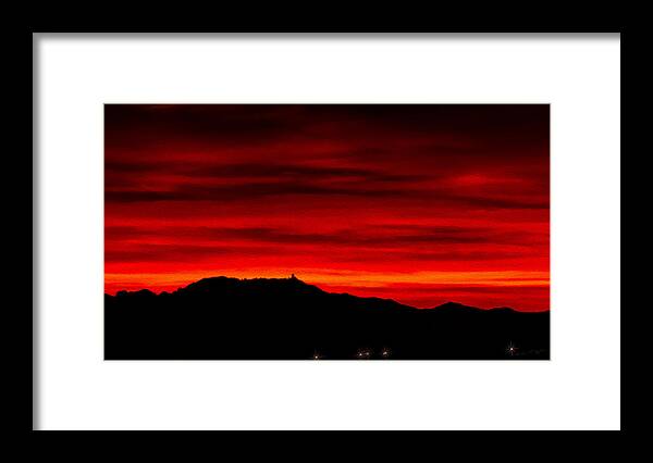 2013 Framed Print featuring the photograph Painted Sky 36 by Mark Myhaver