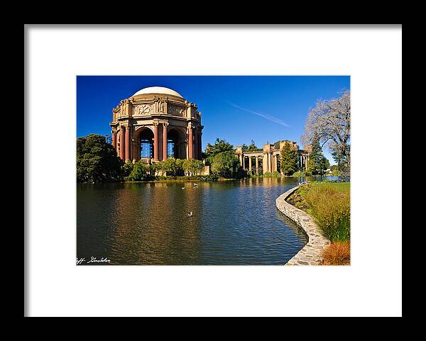 Architecture Framed Print featuring the photograph Palace of Fine Arts by Jeff Goulden