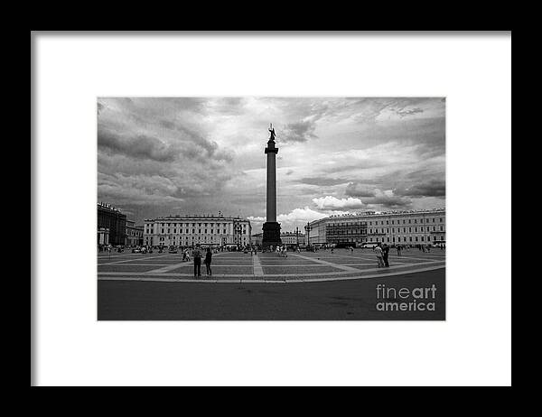 St Petersburg Framed Print featuring the photograph Palace Square by Pravine Chester