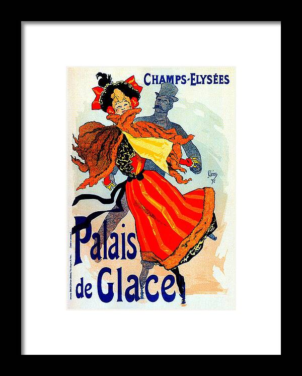 Art Framed Print featuring the mixed media Palais de Glace by Charlie Ross