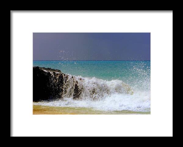 Waterscapes Framed Print featuring the photograph Palette of God by Karen Wiles