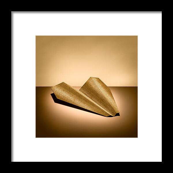 Aircraft Framed Print featuring the photograph Paper Airplanes of Wood 6 by YoPedro
