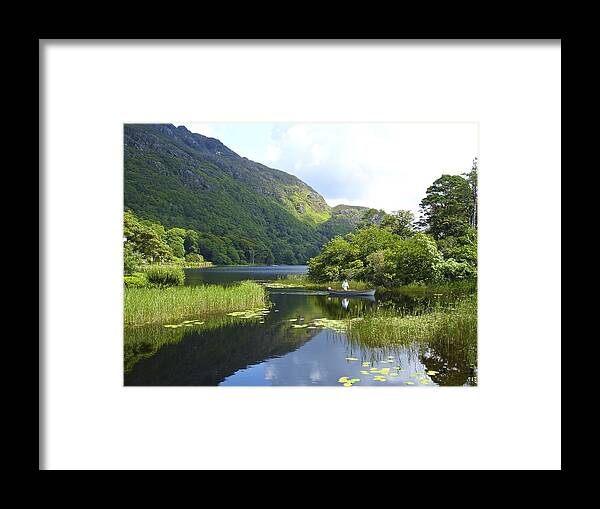 Kylemore Abbey Framed Print featuring the photograph Paradise Found by Norma Brock