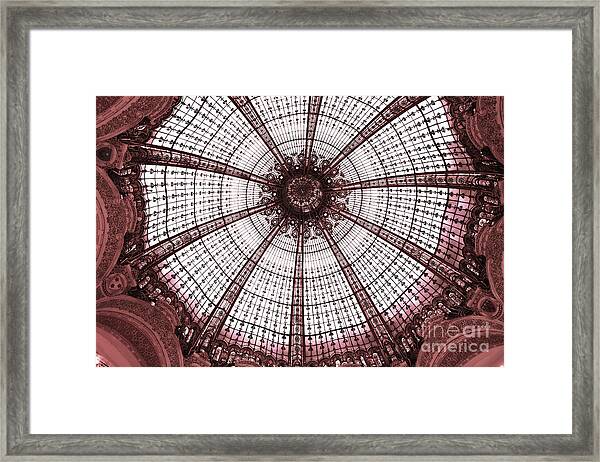 Paris Galeries Lafayette Stained Glass Ceiling Dome Paris Art