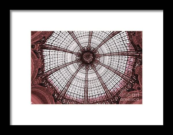 Paris Galeries Lafayette Stained Glass Ceiling Dome Paris Art