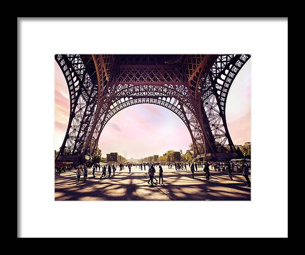 Cityscape Framed Print featuring the photograph Paris shadows by Ivan Vukelic