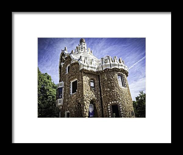 Gaudi Framed Print featuring the photograph Park Guell - Barcelona, Spain by Madeline Ellis