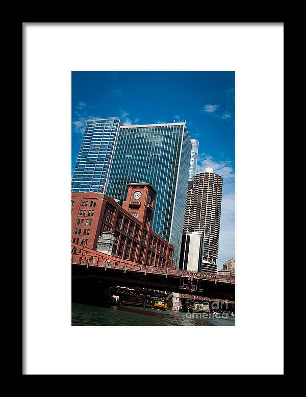 Park Towers Chicago Framed Print featuring the photograph Park Towers Chicago by Dejan Jovanovic