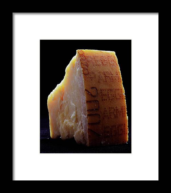 Dairy Framed Print featuring the photograph Parmesan Cheese by Romulo Yanes