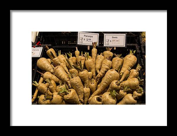 Food Framed Print featuring the photograph Parsnips by Mary Underwood
