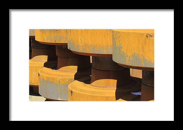 Rust Framed Print featuring the photograph Parts Rust 1 by Anita Burgermeister