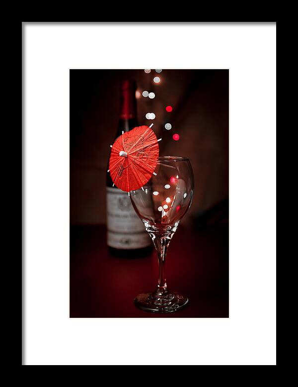 Alcohol Framed Print featuring the photograph Party Time Still Life by Tom Mc Nemar