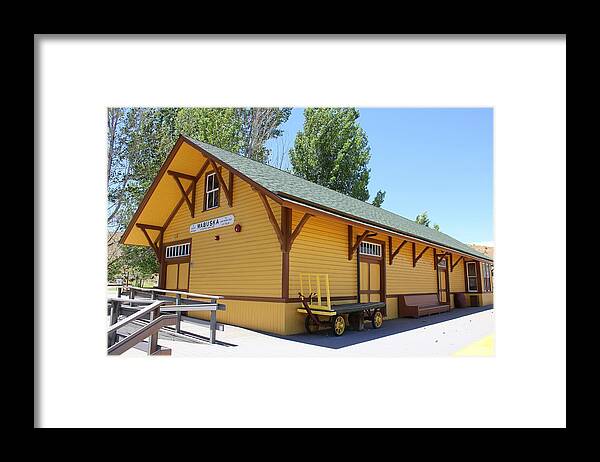 Trains Framed Print featuring the photograph Passenger Station 2 by Douglas Miller
