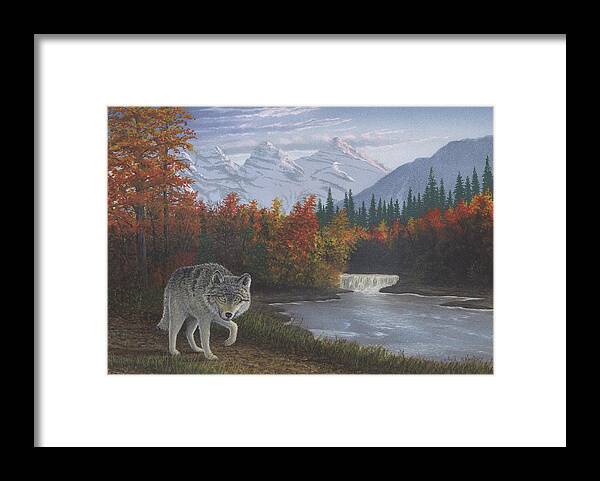 Wildlife Framed Print featuring the painting Passing Connection by Peter Rashford