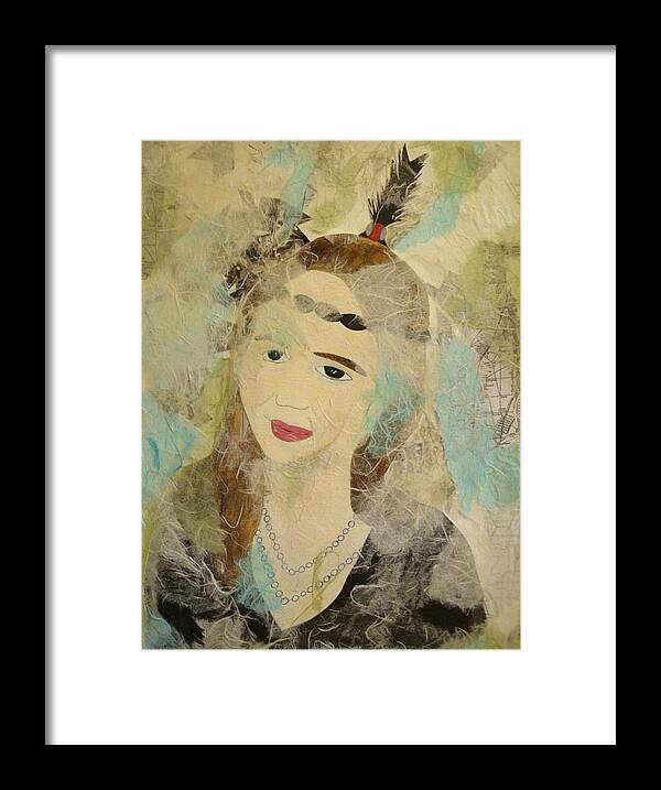 Past Life Framed Print featuring the mixed media Past Life Self 3 by Samantha Lusby