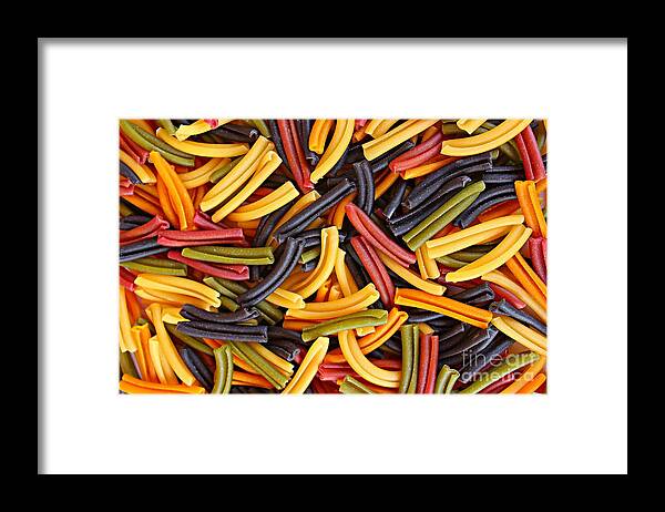 Pasta Framed Print featuring the photograph Pasta Lovers by Clare Bevan