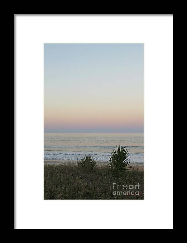 Moonrise Framed Print featuring the photograph Pastel Moonrise II by Dodie Ulery