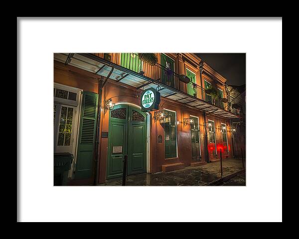 Pat O�brien�s Framed Print featuring the photograph Pat OBriens New Orleans by David Morefield