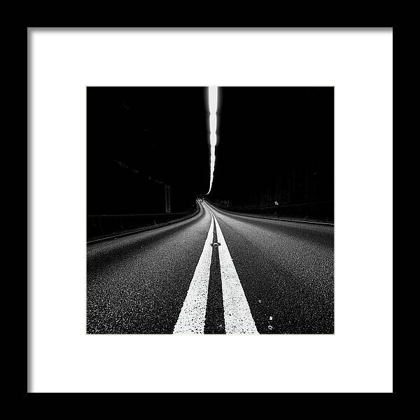 Perspective Framed Print featuring the photograph Path. by Luca Luk