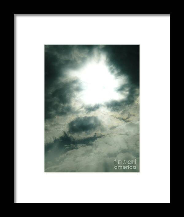 Skyscapes Framed Print featuring the photograph Path of Light by Jacquelyn Roberts