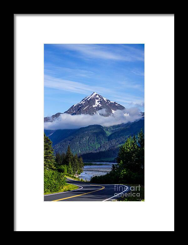 Alaska Framed Print featuring the photograph Path through Alaska by Jennifer White