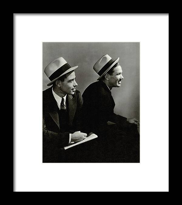 Hat Framed Print featuring the photograph Paul 'daffy' Dean And James H. 'dizzy' Dean by Lusha Nelson
