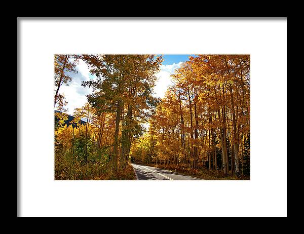 Landscapes Framed Print featuring the photograph Paved With Gold by Jeremy Rhoades