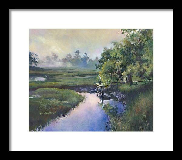 Charleston Framed Print featuring the painting Peace Like a River by Alice Grimsley