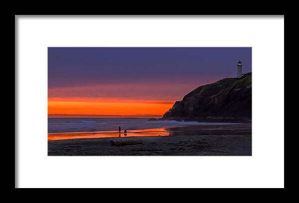 Sunset Framed Print featuring the photograph Peaceful Evening by Robert Bales