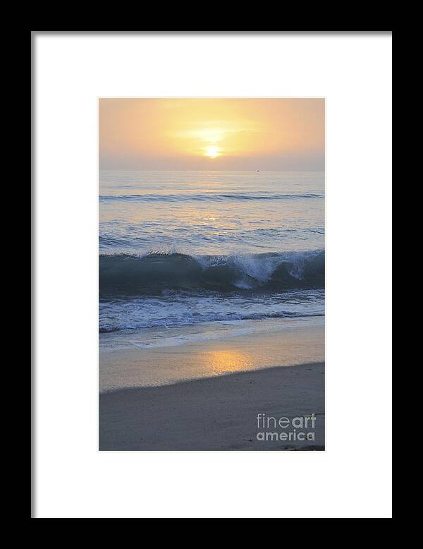 Sunset Framed Print featuring the photograph Peaceful Sunset by Bridgette Gomes