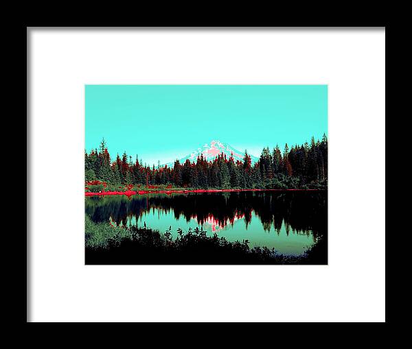Mirror Lake Framed Print featuring the photograph Peak Performance by Laureen Murtha Menzl