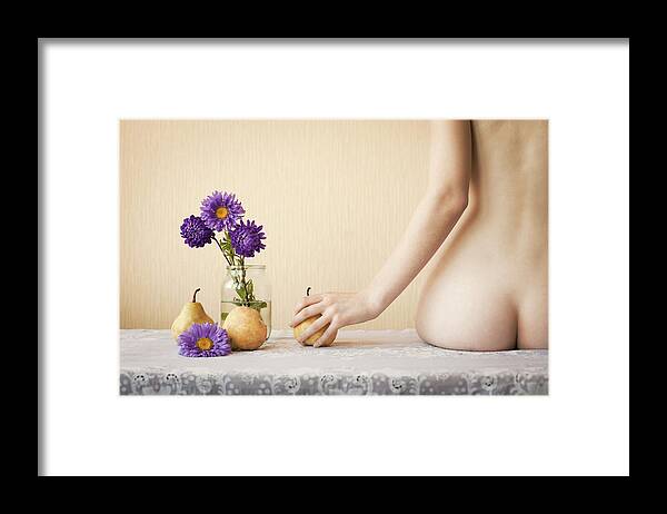 Pears Framed Print featuring the photograph Pears by Ewgenij Kolotuschenko