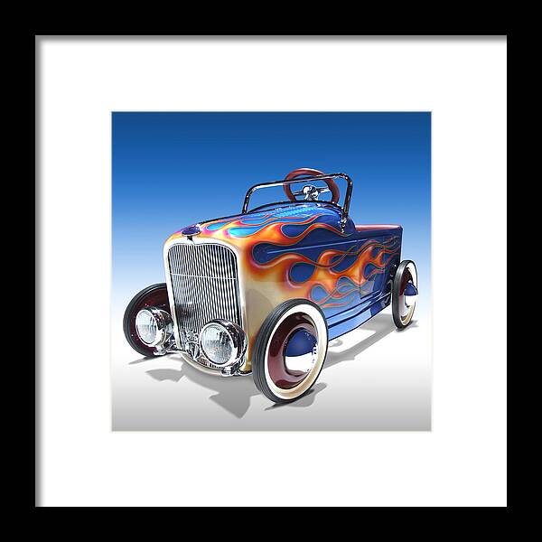 Peddle Car Framed Print featuring the photograph Peddle Car by Mike McGlothlen