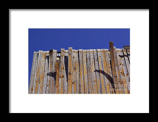 Peeling Planks Framed Print featuring the photograph Peeling Planks by Gary Richards