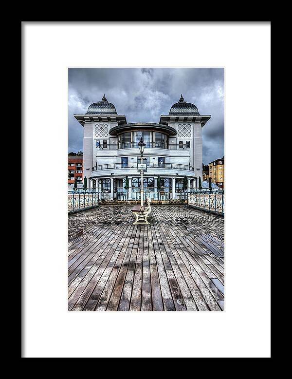 Penarth Pier Pavilion Framed Print featuring the photograph Penarth Pier Pavilion 1 by Steve Purnell