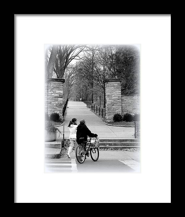 Gates Framed Print featuring the photograph Penn State University Transportation by Mary Beth Landis