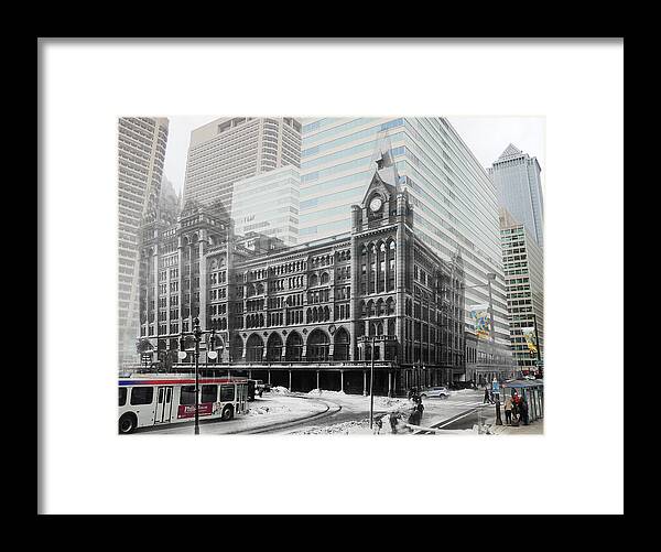 Philadelphia Framed Print featuring the photograph Pennsylvania Railroad Broad Street Station II by Eric Nagy