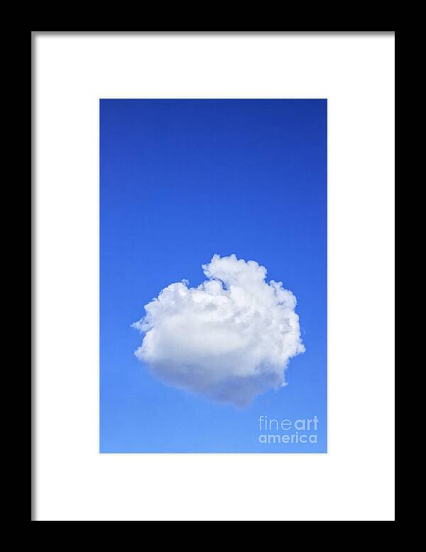 Perfect Framed Print featuring the photograph Perfect Cloud by Colin and Linda McKie