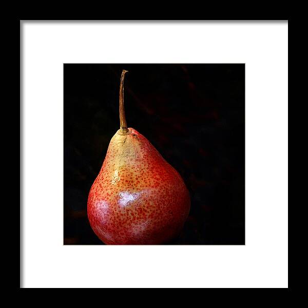 Pear Framed Print featuring the photograph Perfect Pear by Karen Lynch