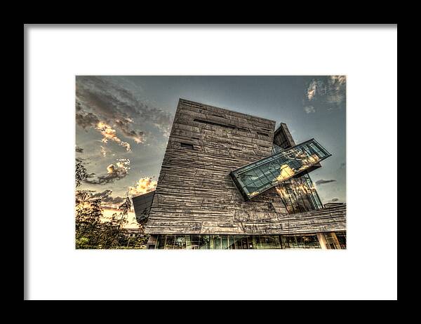Perot Museum Of Nature & Science Framed Print featuring the photograph Perot Museum by Jonathan Davison